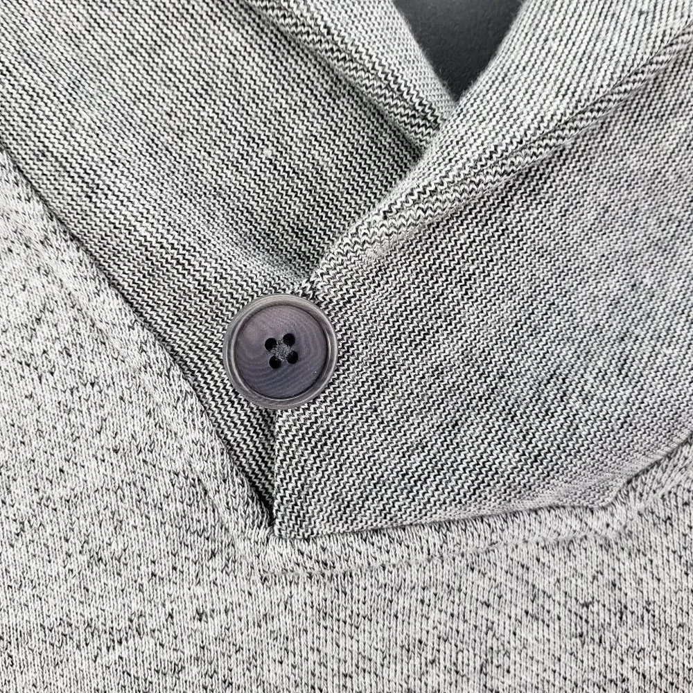 UNTUCKit Men’s Sweater XL Heather Gray Cowl Neck Pullover‎ Casual Cotton Comfort